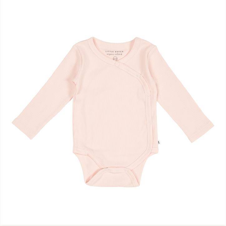 Langarm-Wickelbody Rosa | Little Dutch