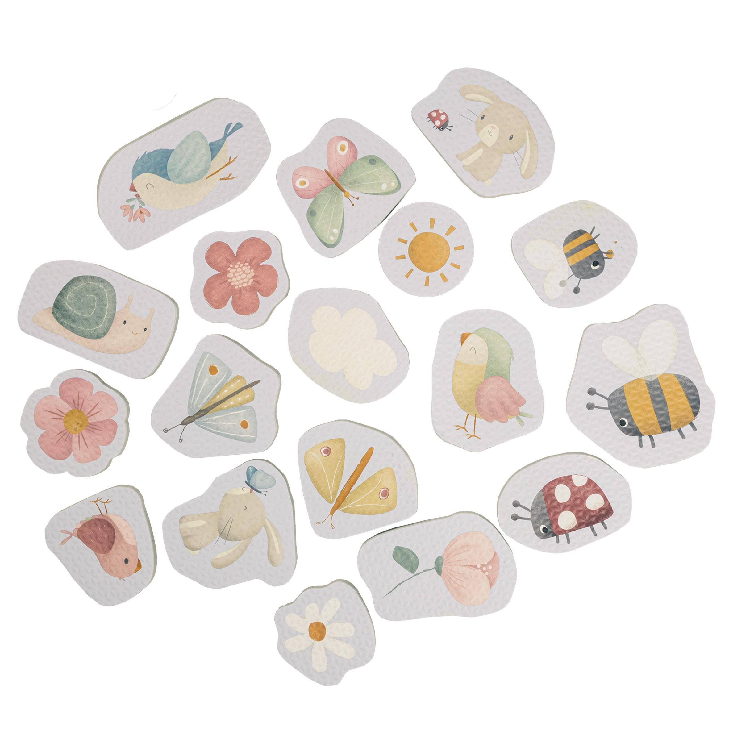Badeschaumfiguren Flower & Butterfly | Little Dutch