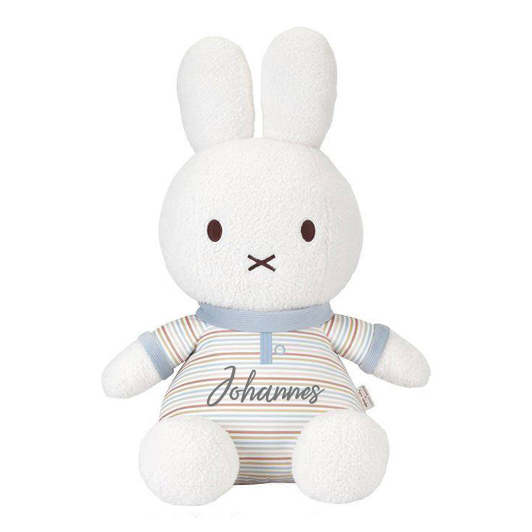 Knuffelkonijn Vintage Sunny Stripes 60cm | Little Dutch x Nijntje