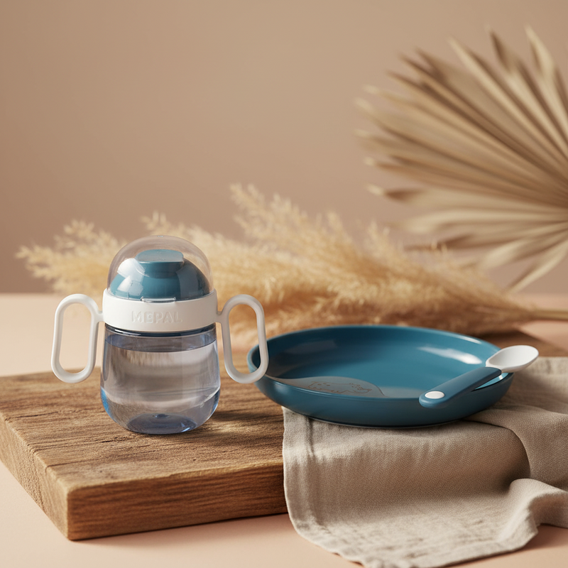 Babygeschirr-Set Baby 3-teilig - Deep Blue | Mepal