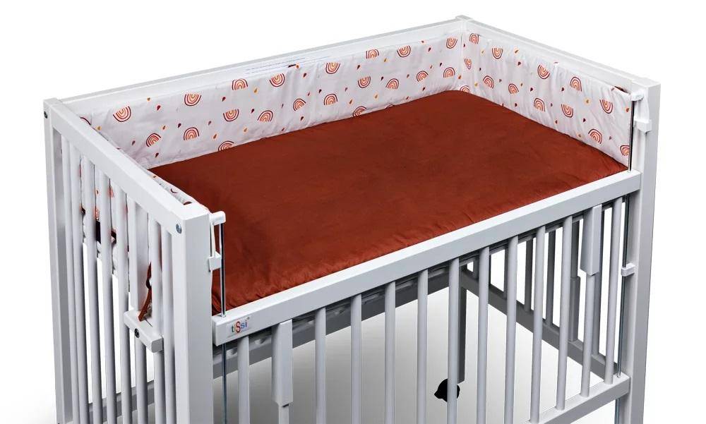 Nestchen für Beistellbett Regenbogen 40 x 90 cm  | tiSsi®