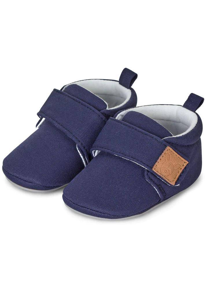 Krabbelschuhe Baby Größe 17/18, marine | Sterntaler