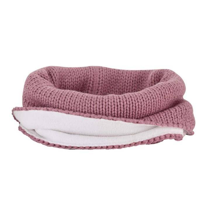 Knitted slip scarf pink | Sterntaler