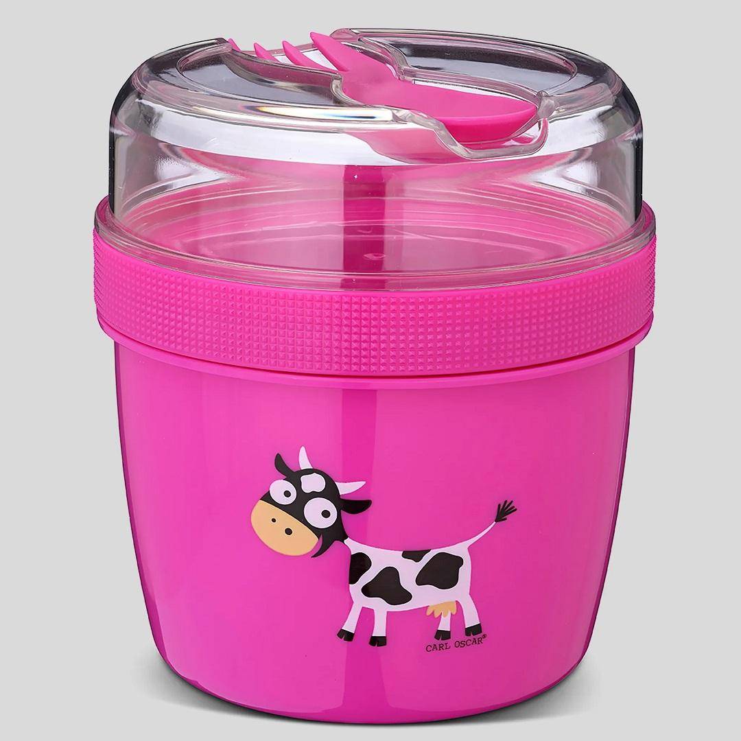 Lunchbox N'ice Cup™ mit Kühlfunktion und Besteck, lila I Carl Oscar