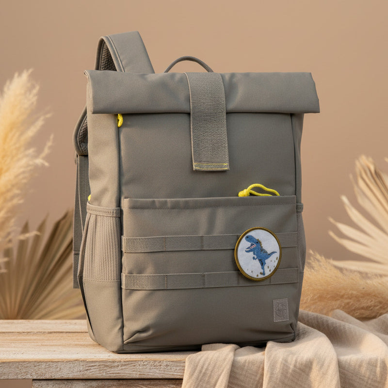 Rolltop backpack, green | Lässig