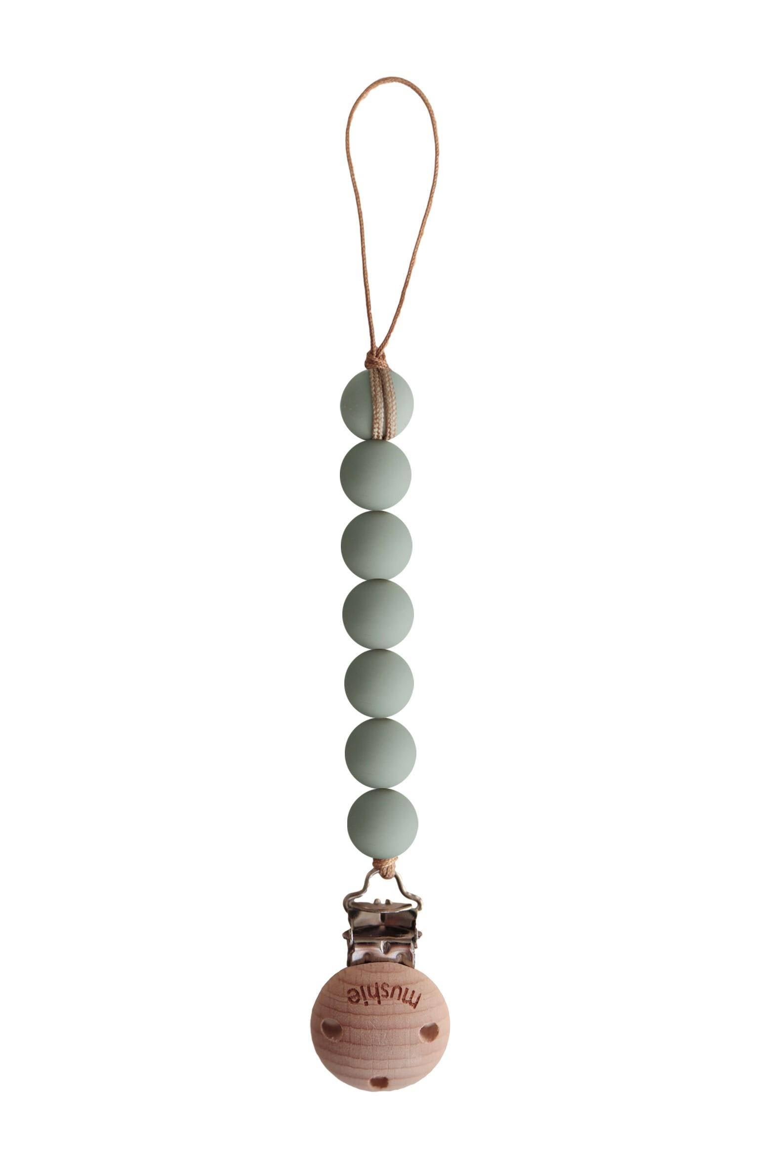 Schnullerkette Halo Sage | Mushie