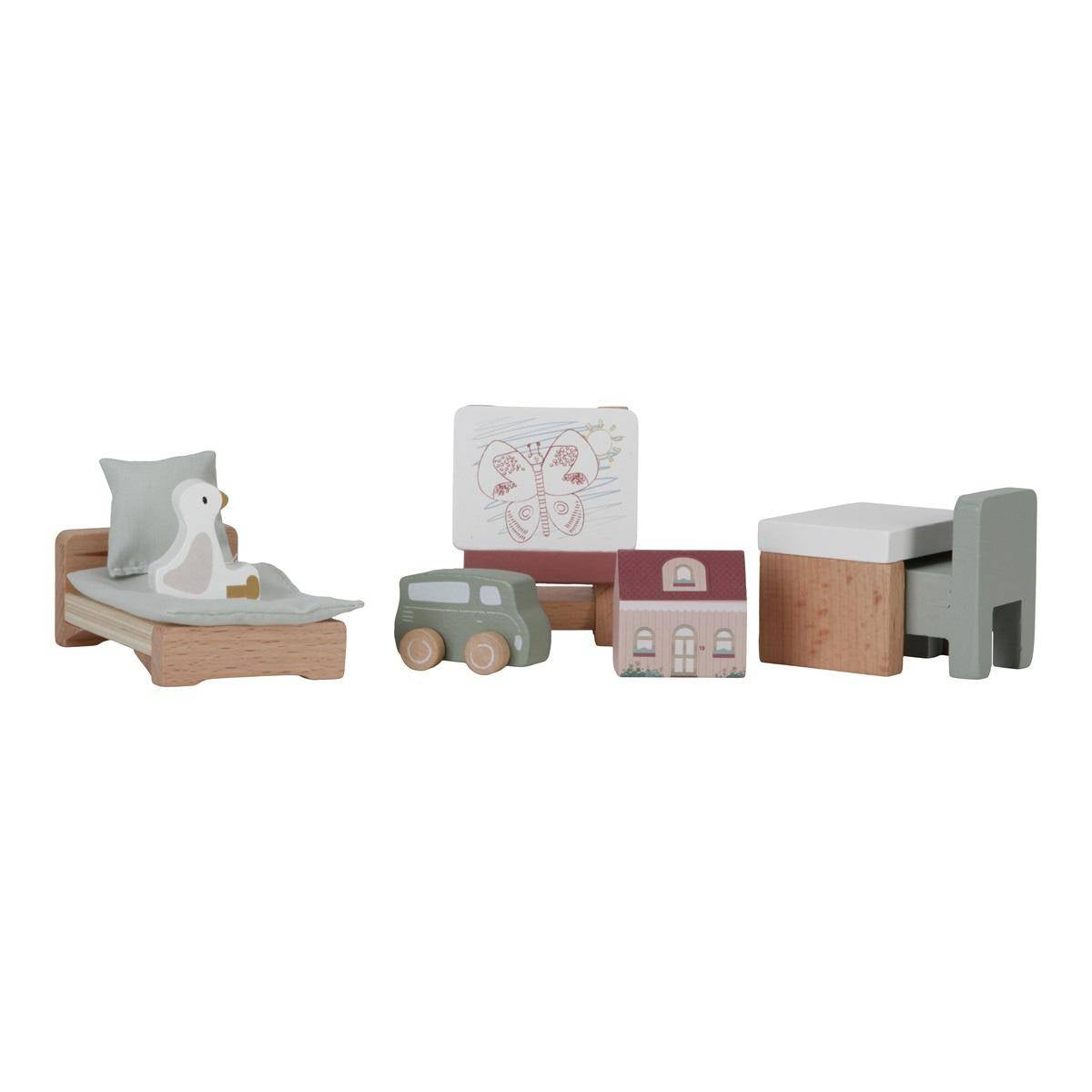 Puppenhaus Erweiterungsset Kinderzimmer | Little Dutch