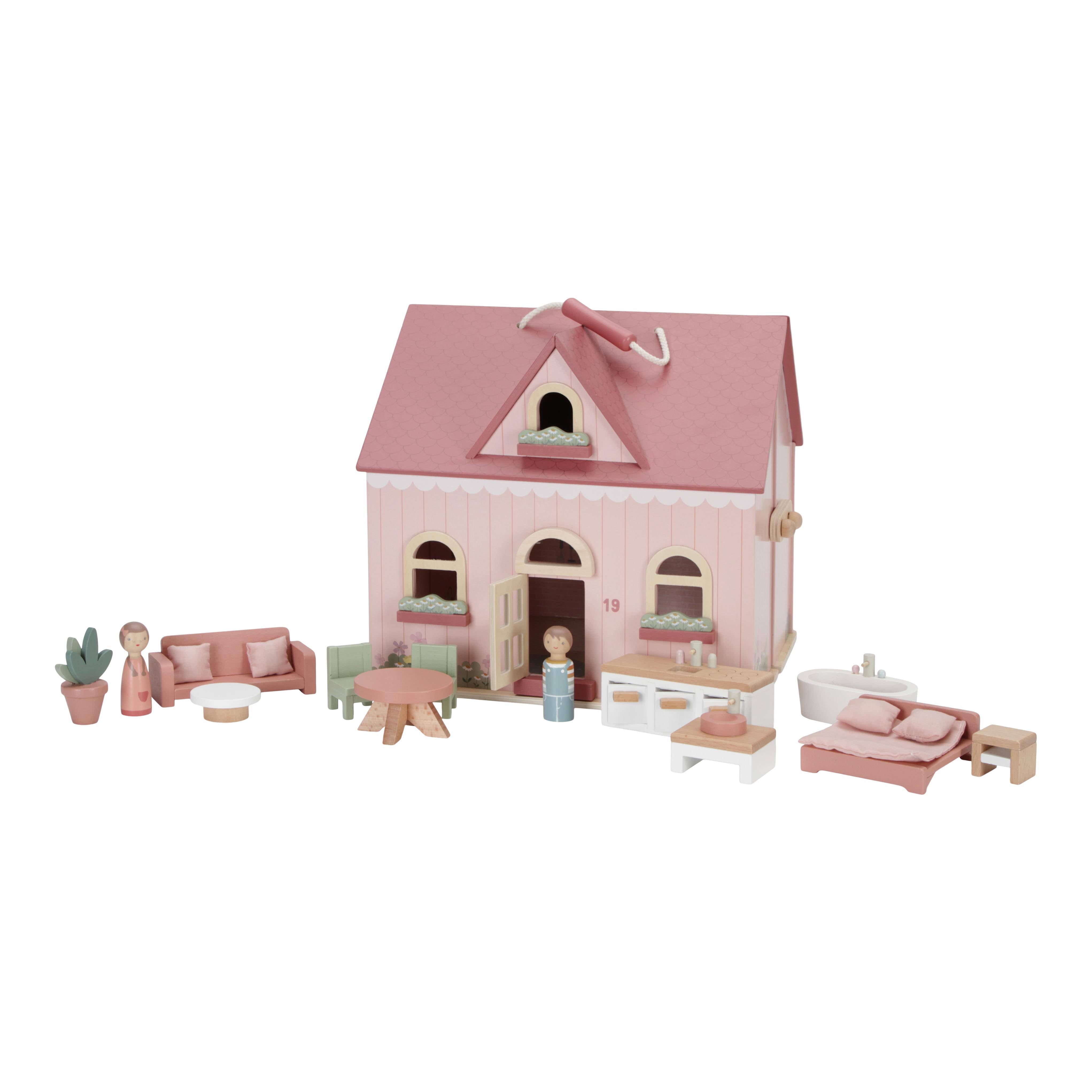 Tragbares Puppenhaus | Little Dutch