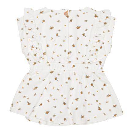 Kleid Vintage Little Flowers Weiß | Little Dutch
