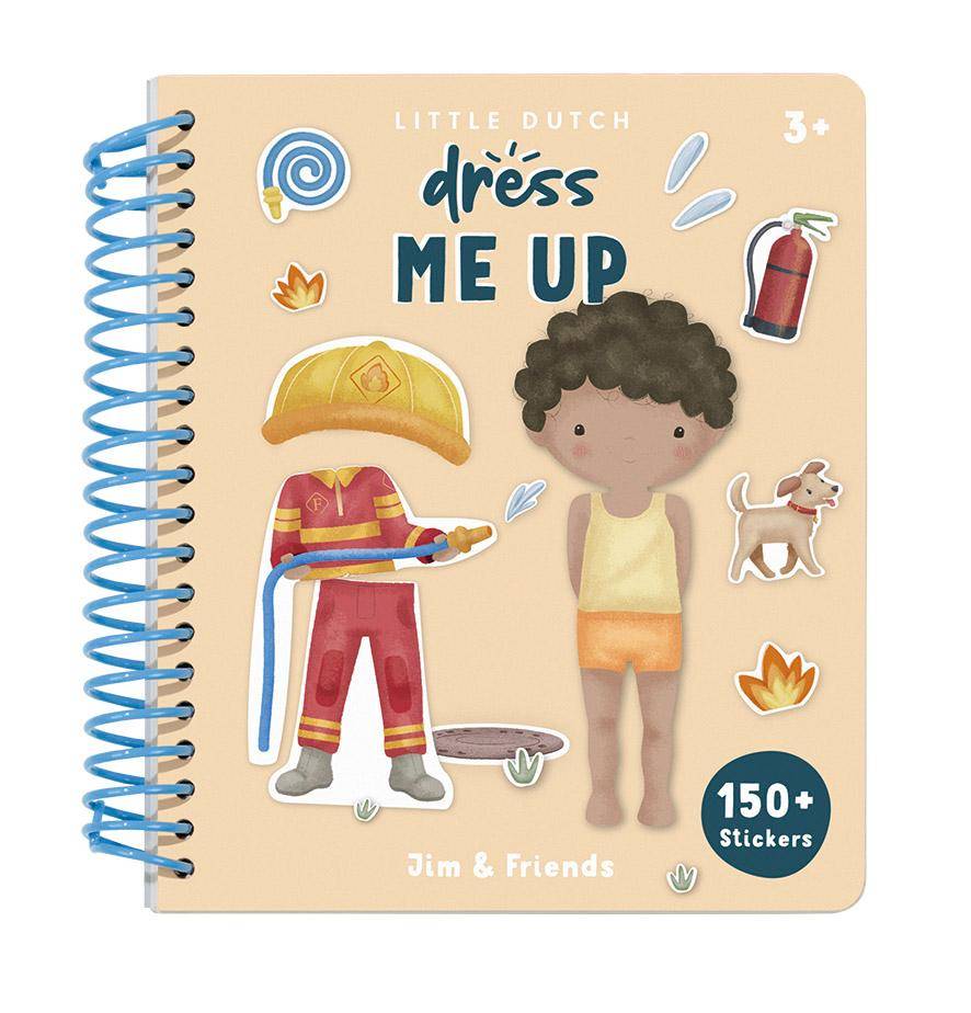 Dress Me Up Sticker Book - Jim &amp; Friends | Little Dutch