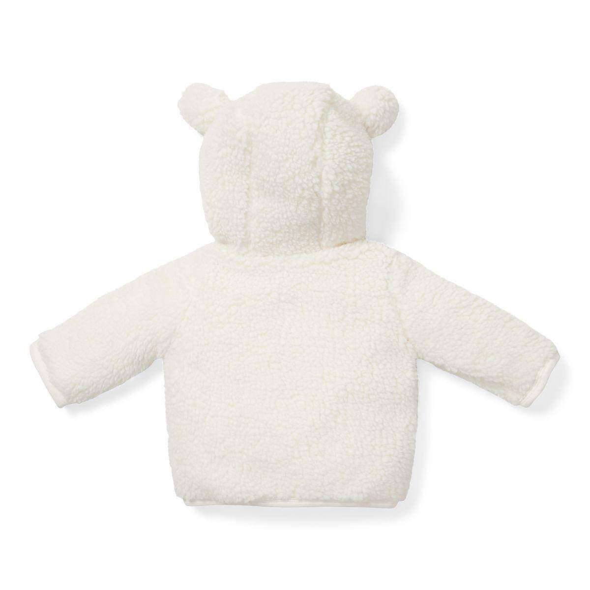 Teddy Jacket Baby Bunny - Off-White - 68 | Little Dutch