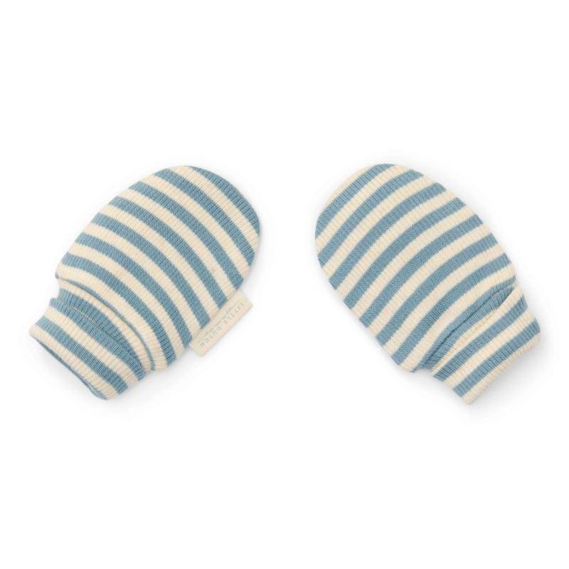 Kratzhandschuhe Stone Blue Stripe - One Size | Little Dutch