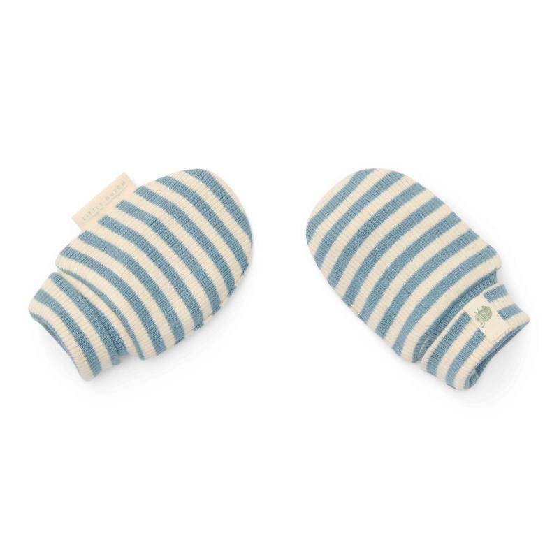 Kratzhandschuhe Stone Blue Stripe - One Size | Little Dutch