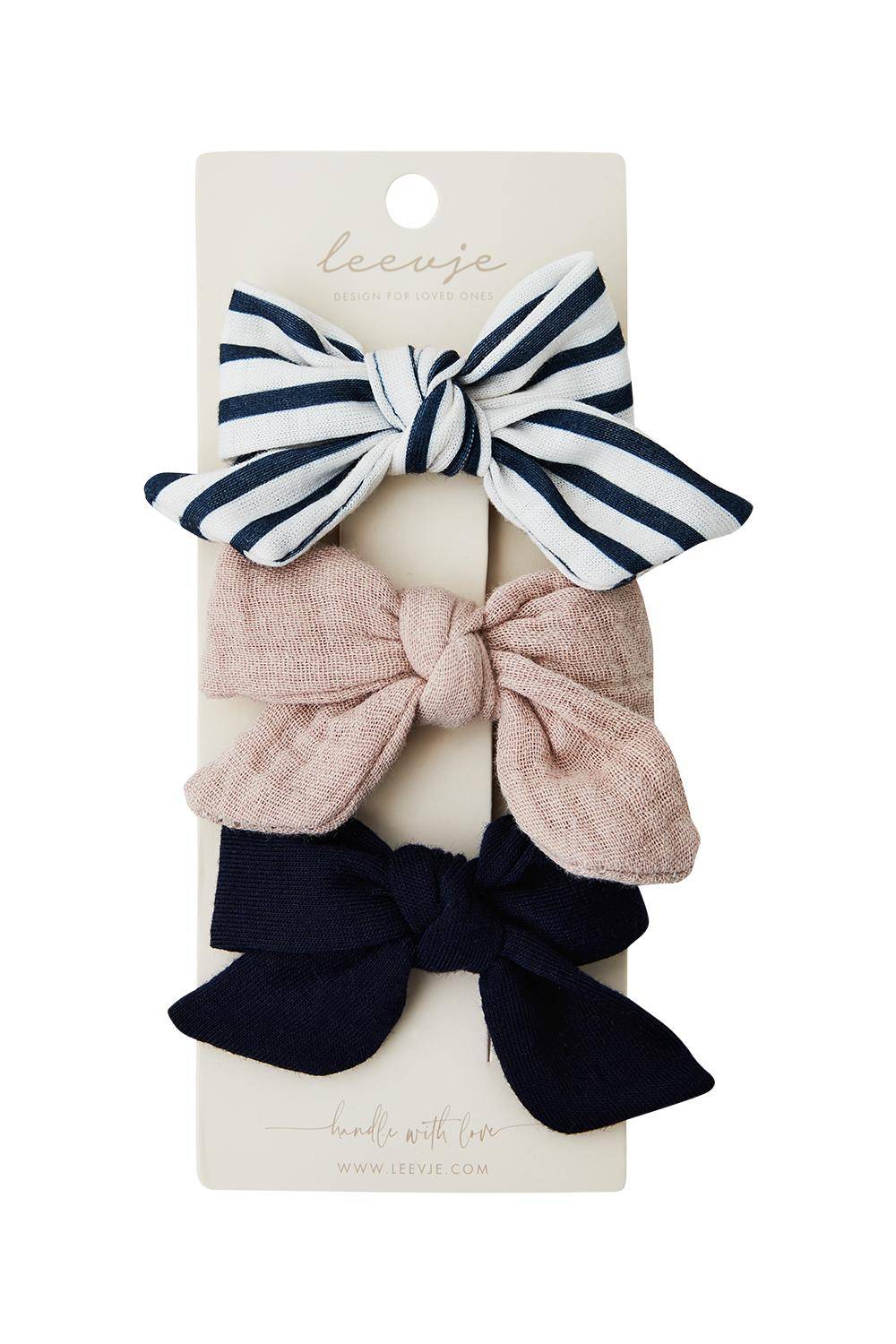 Haarspangen "large bows navy" | Leevje