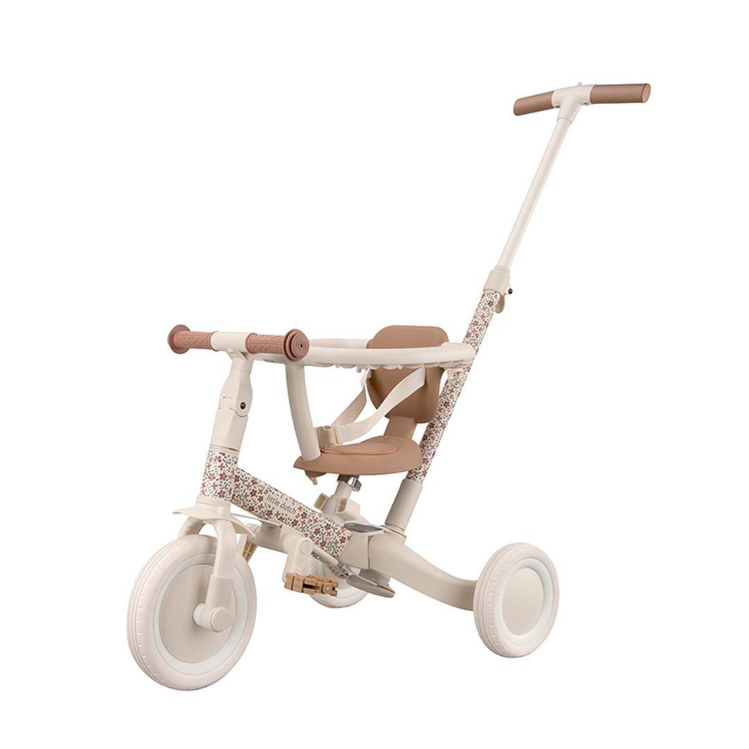 Driewieler 4-in-1 Sunny Flower, Offwhite | Little Dutch