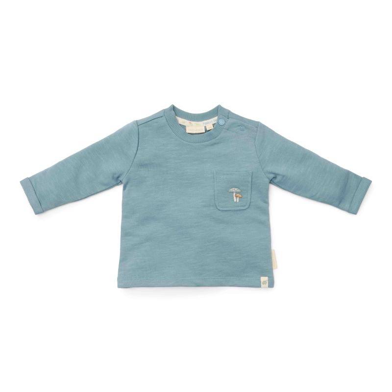 T-shirt long sleeves Stone Blue | Little Dutch