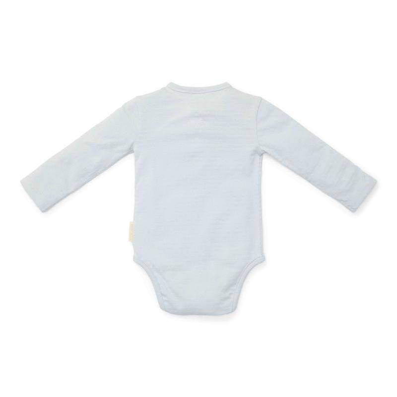 Bodysuit long sleeves Baby Blue | Little Dutch
