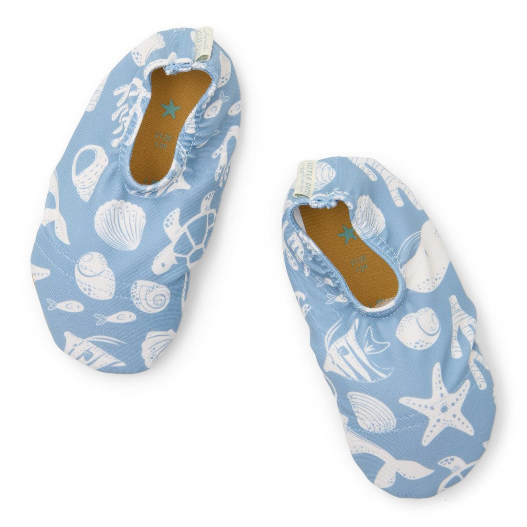 Schwimmschuhe Sea Life Ocean Blue | Little Dutch