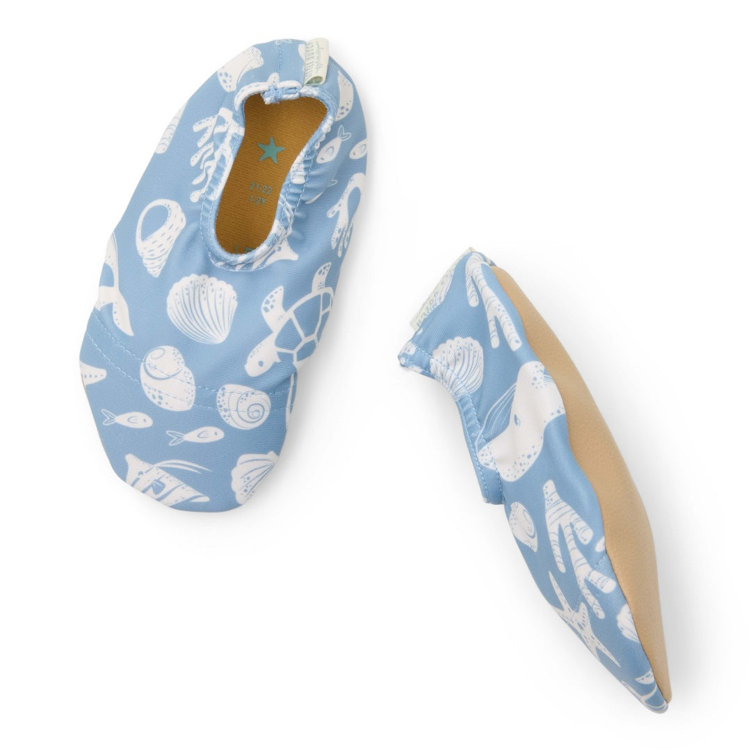Schwimmschuhe Sea Life Ocean Blue | Little Dutch