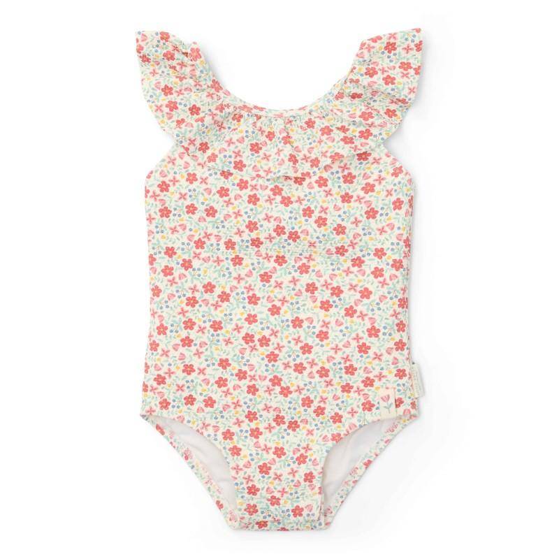 Badeanzug Sunny Flowers Multi-colour | Little Dutch
