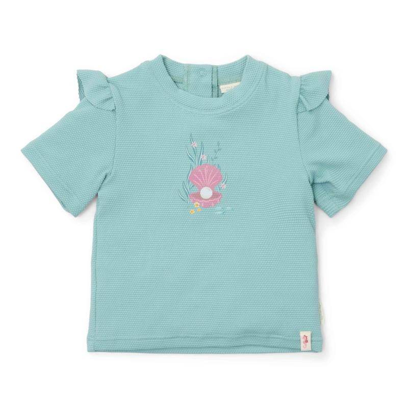 Kurzärmeliges Schwimmshirt  Ocean Treasures Surf Blue | Little Dutch