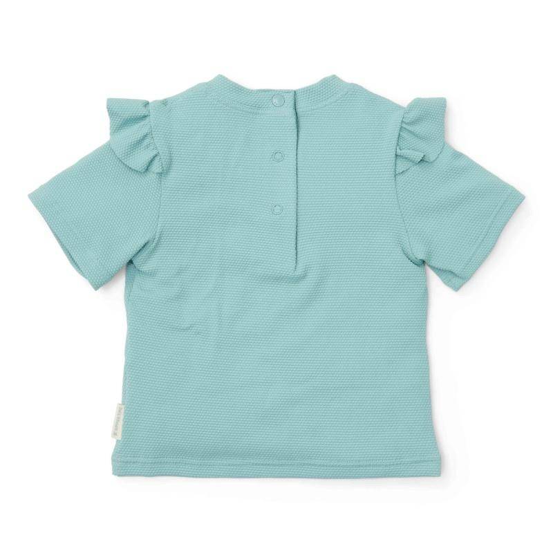 Kurzärmeliges Schwimmshirt  Ocean Treasures Surf Blue | Little Dutch