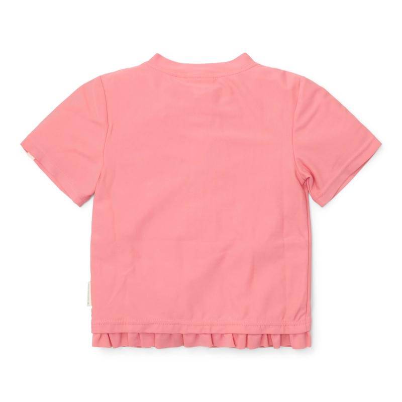 Kurzärmeliges Schwimmshirt  Sunny Flowers Rouge | Little Dutch