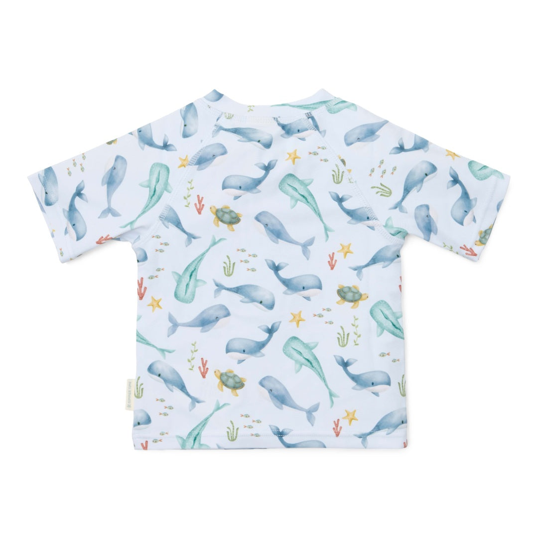 Kurzärmeliges Schwimmshirt  Ocean Multi-colour | Little Dutch