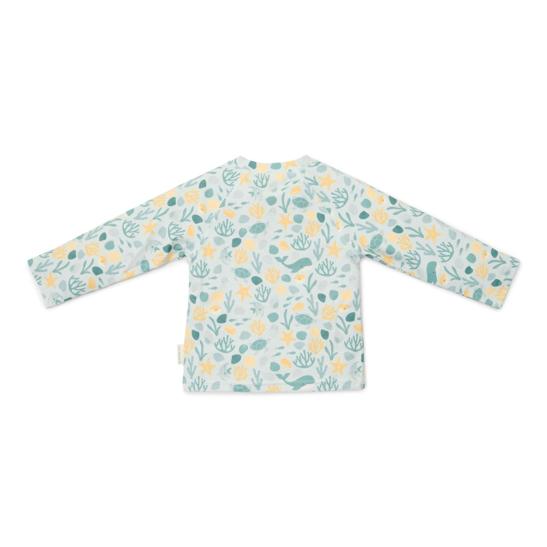 Langärmeliges Schwimmshirt Seashells Multi-colour | Little Dutch