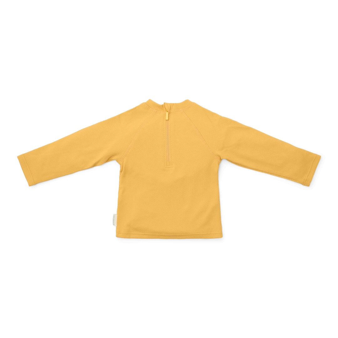 Langärmeliges Schwimmshirt Seashells Sunny Yellow | Little Dutch