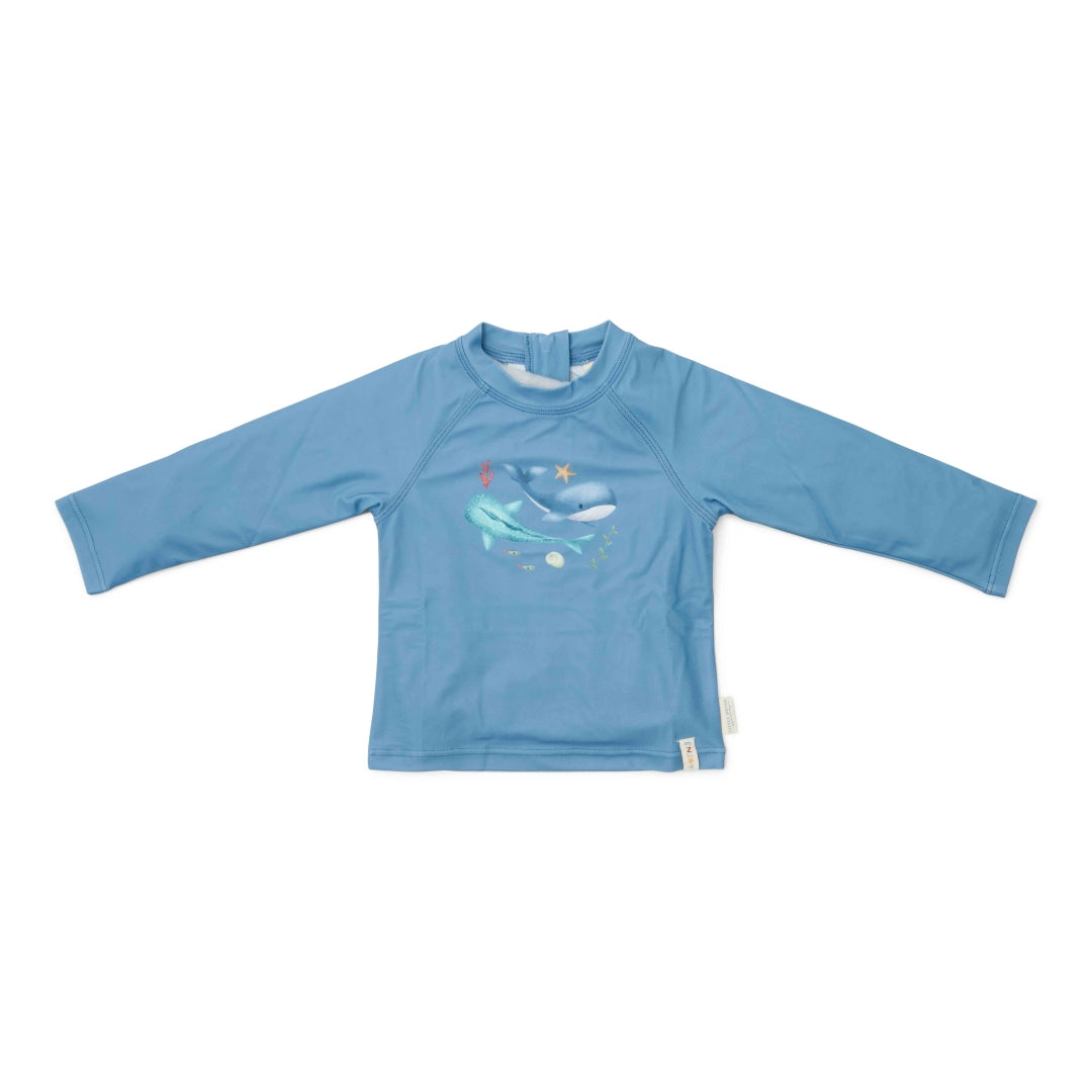 Langärmeliges Schwimmshirt Ocean Blue | Little Dutch