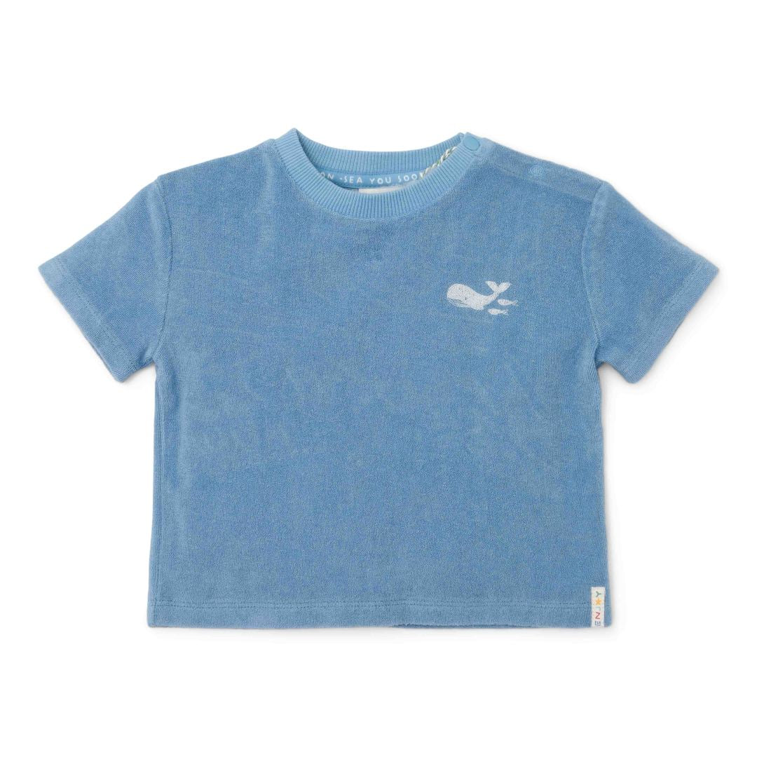 T-Shirt und Shorts Ocean Sea Life Ocean Blue | Little Dutch