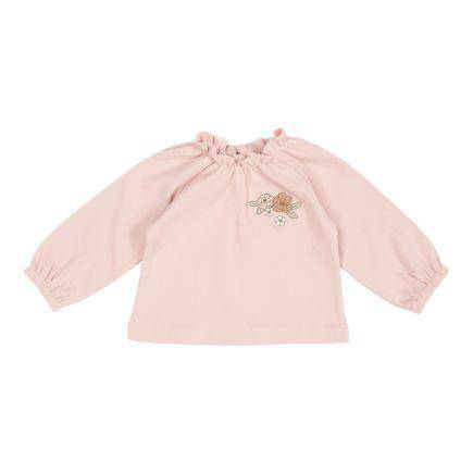 T-Shirt langärmlig Vintage Little Flowers Soft Pink - 50/56 | Little Dutch