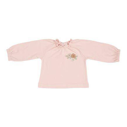 T-Shirt langärmlig Vintage Little Flowers Soft Pink - 50/56 | Little Dutch