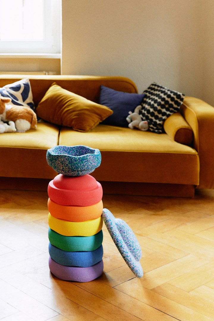 Gratis Balanceboard + Winter Special Rainbow Set Complete Classic | Stapelstein