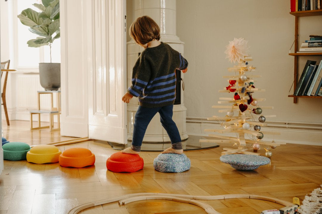 Gratis Balanceboard + Winter Special Rainbow Set Complete Classic | Stapelstein