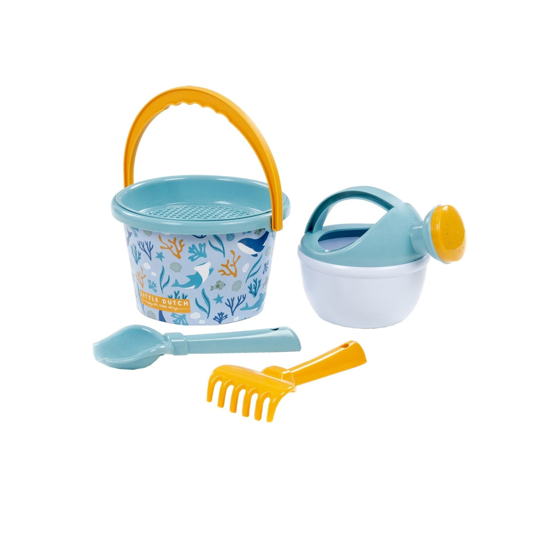 5-piece beach set Ocean Dreams Blue | Little Dutch