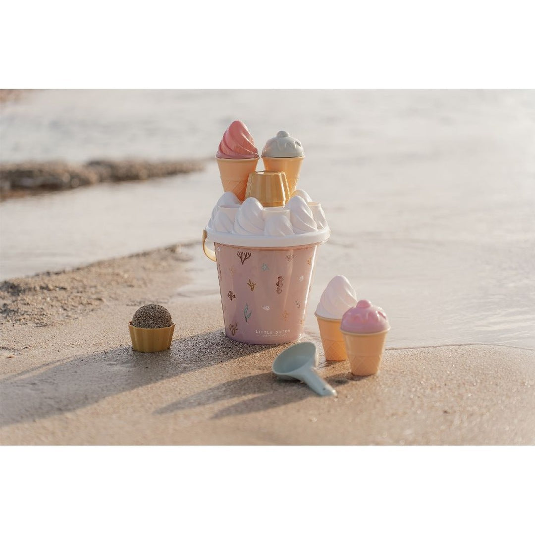 Ocean Dreams Pink Ice Cream Bucket Set | Little Dutch