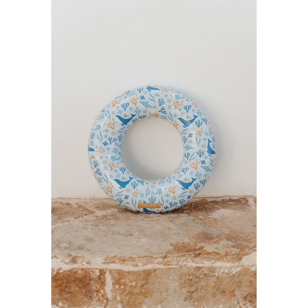 Swimming ring Ocean Dreams blue 50 cm | Little Dutch
