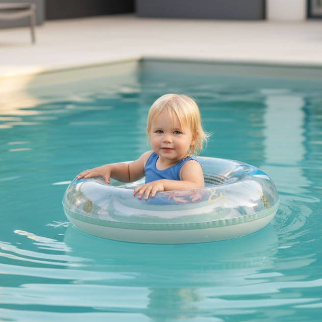 Swimming ring Fresh Greens 50 cm | Little Dutch