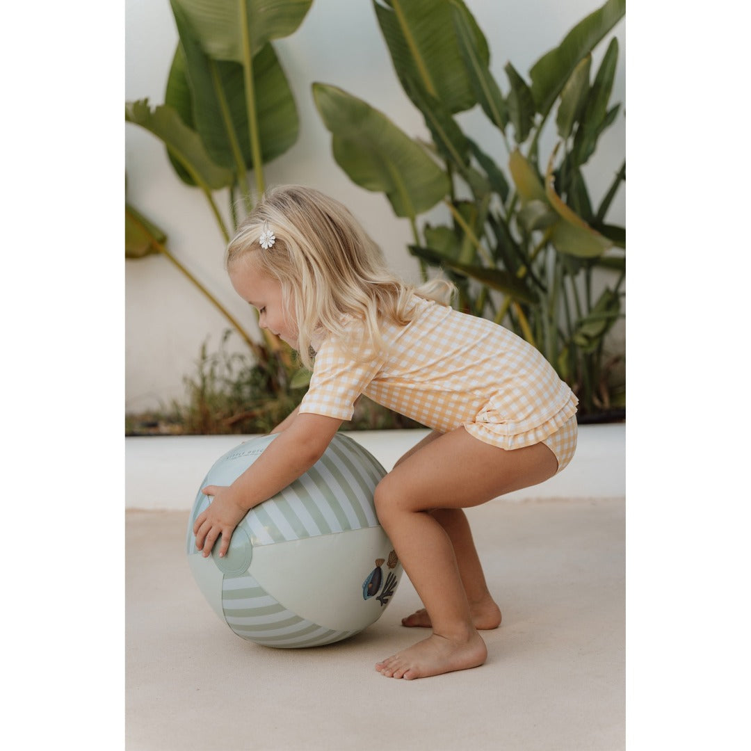 Beach ball Fresh Greens 35 cm | Little Dutch