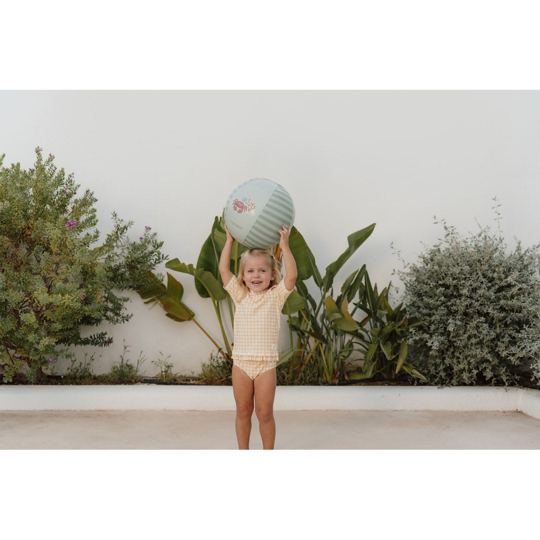 Beach ball Fresh Greens 35 cm | Little Dutch