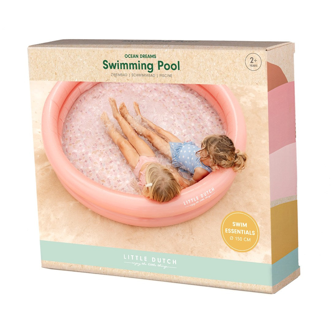 Pool Ocean Dreams Pink 150 cm – Großer Kinderpool für den Garten