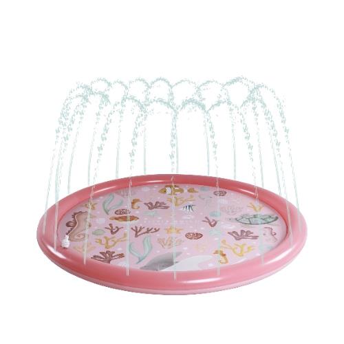 Sprinkler mat Ocean Dreams Pink 150 cm | Little Dutch