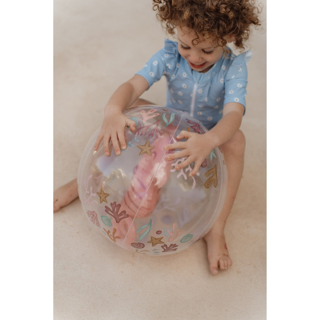 3D Strandball Ocean Dreams Pink | Little Dutch