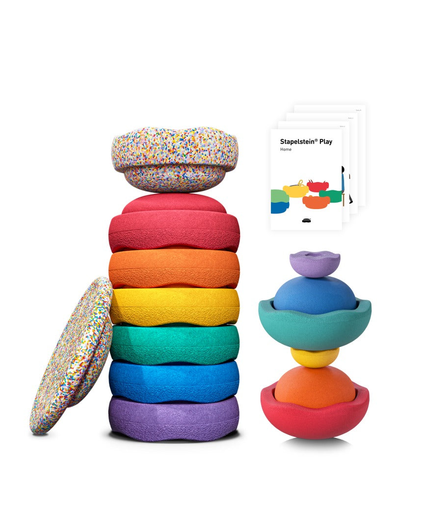 ANGEBOT-Set: Gratis Balance Board & Digital Play + Stapelstein All In Set classic | Stapelstein