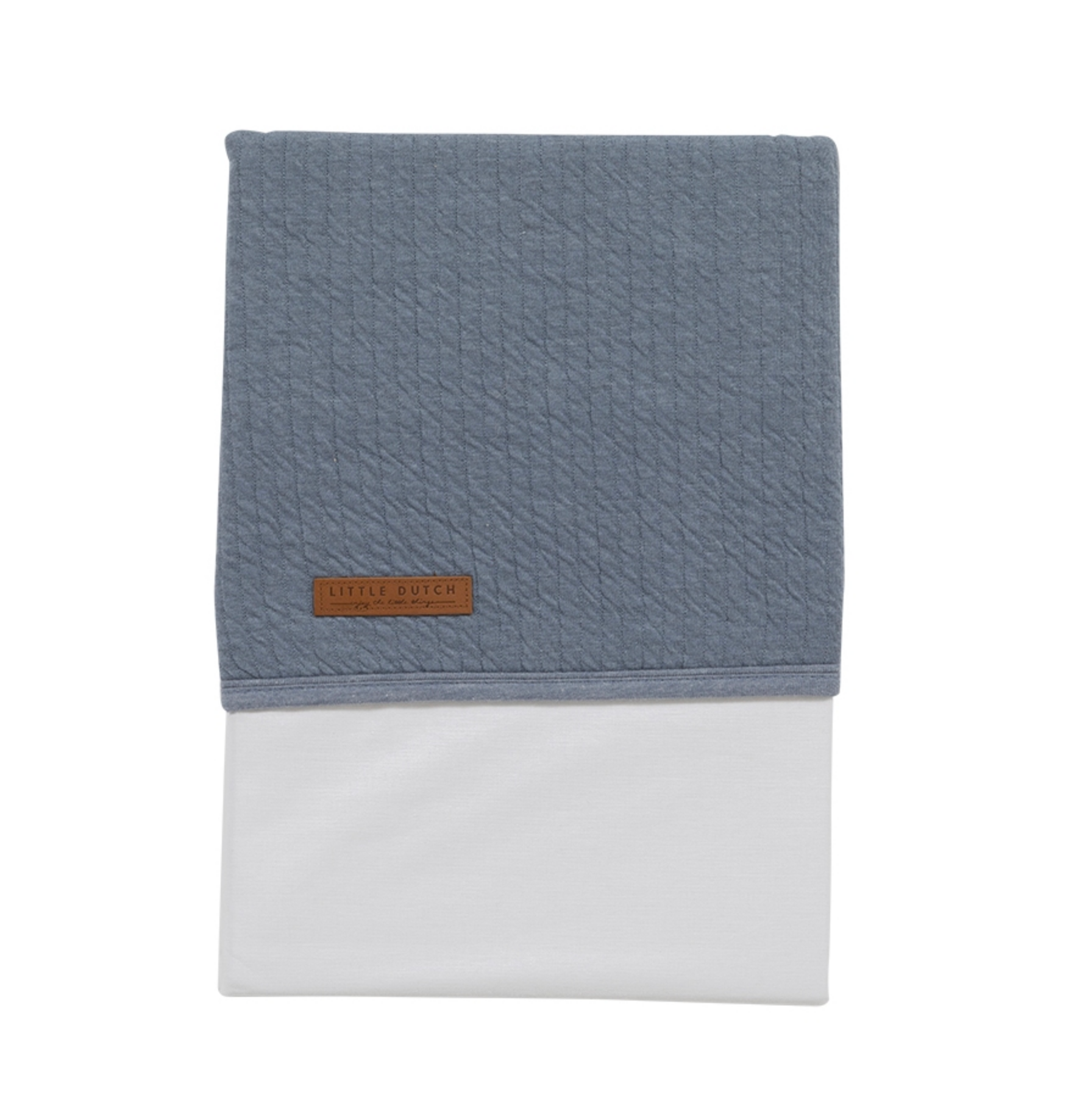 Kinderbett-Laken Pure blau | Little Dutch