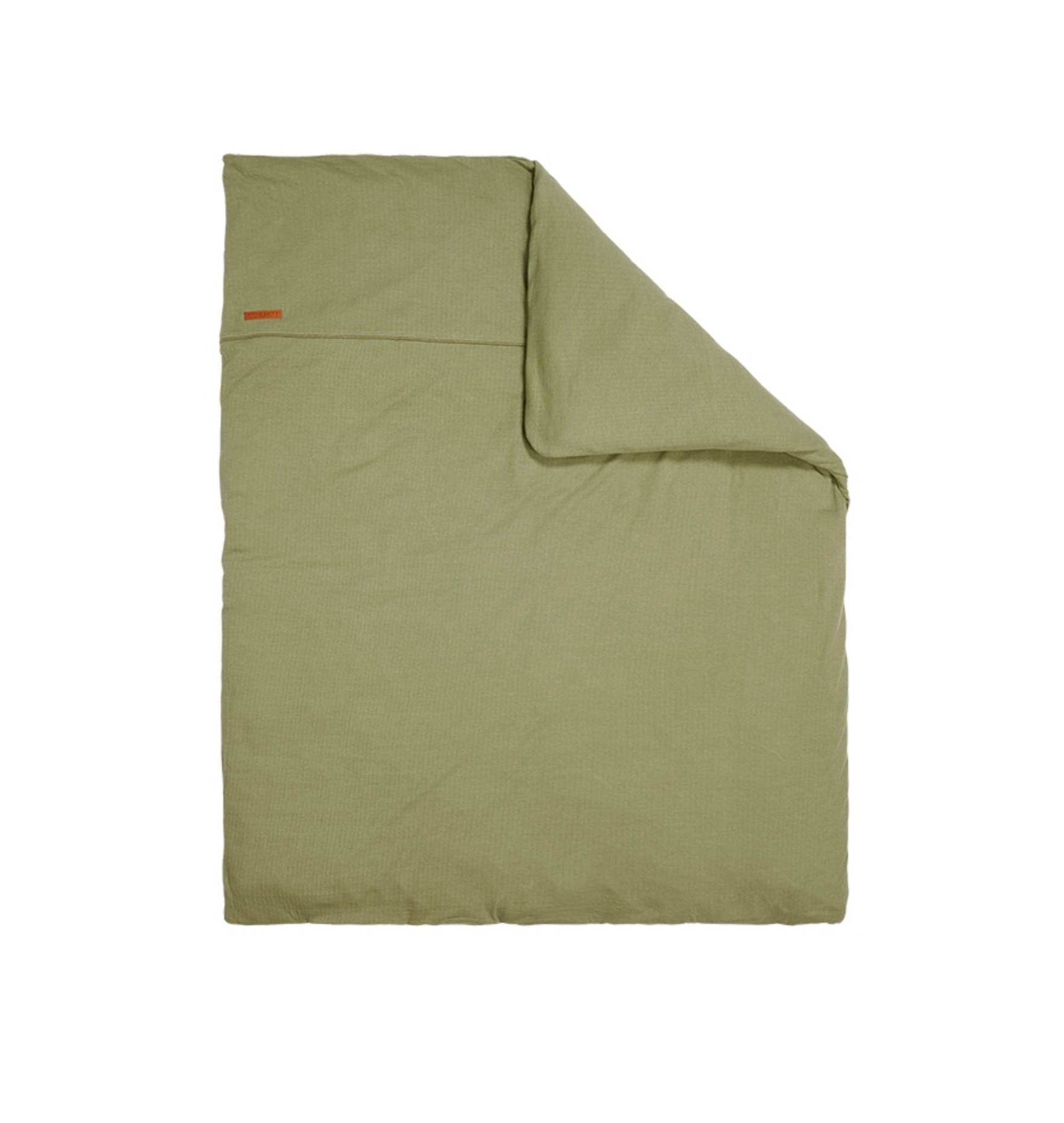 Bezug für Wiegendecke Pure Olive | Little Dutch