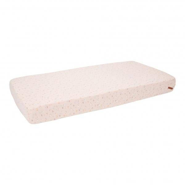 Spannbetttuch Kinderbett Little Pink Flowers | Little Dutch