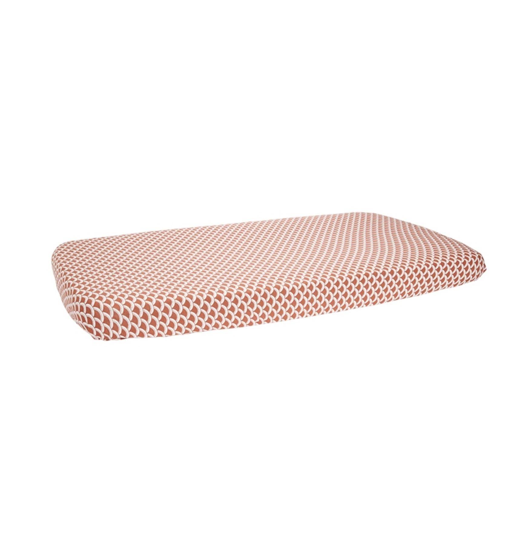 Wiegen-Laken Sunrise rost rot | Little Dutch